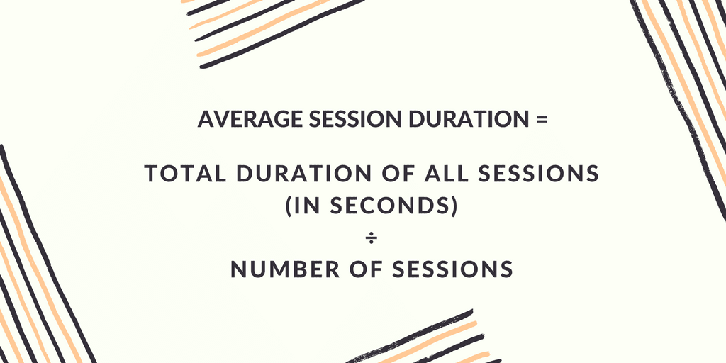 Average Session Duration equation