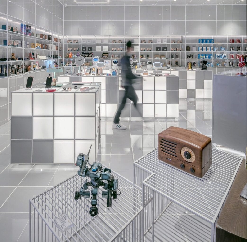 consumer products in a store