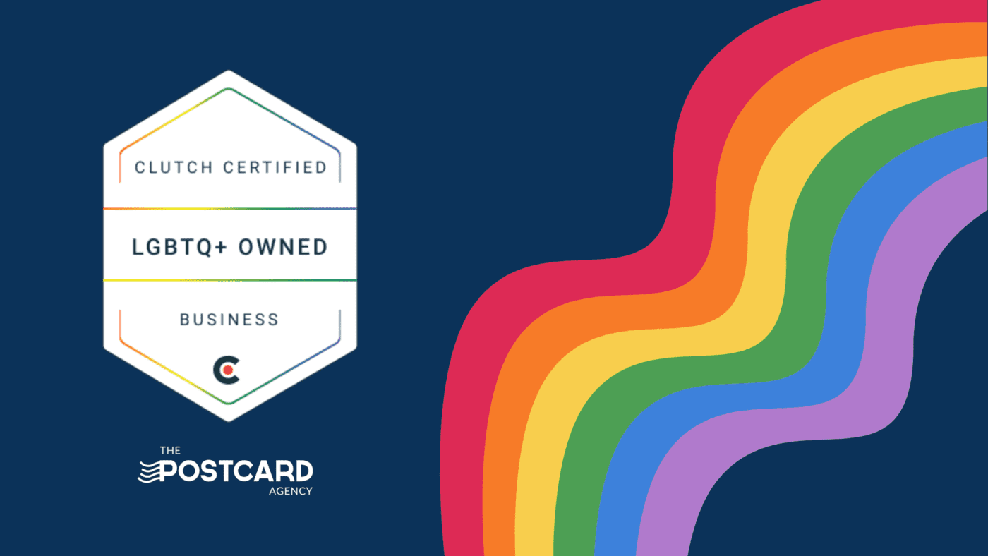 Clutch Certifies Postcard Agency as Top LGBTQ-Owned Marketing Agency
