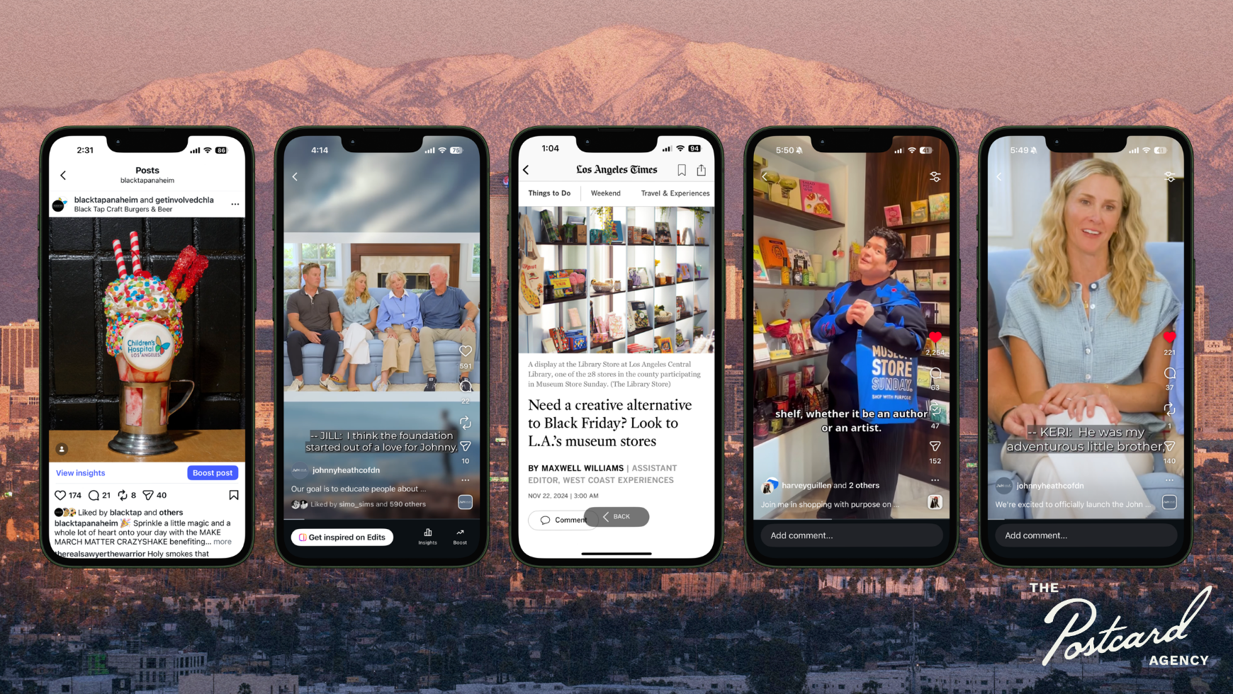 The Postcard Agency Named a Top Los Angeles PR Agency in the Nonprofit and Arts, Entertainment & Music Spaces in 2026